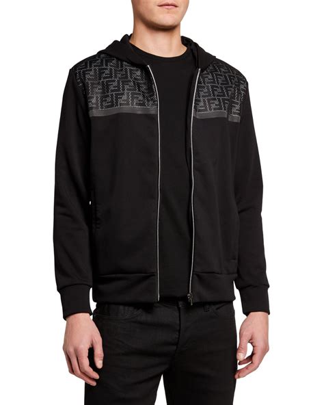 mens black fendi sweater|Fendi hoodie men's cheap.